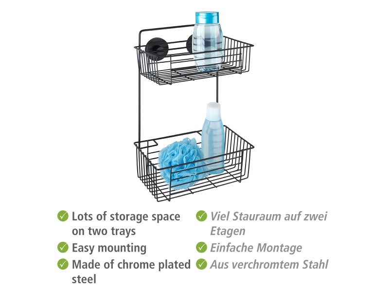 Wenko Etagère d'angle Salle de Bain Murale Bari,…