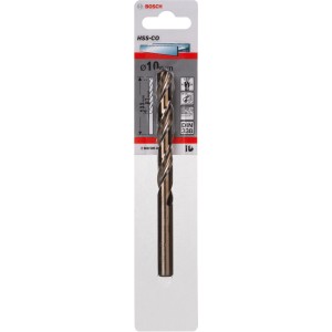 Punta da trapano per metallo Bosch Pro HSS-Co, 10 mm, per acciaio, inox e ghisa.