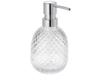 Diaqua® Seifenspender Facette Glas transparent Ø 8,5 / Höhe 16 cm