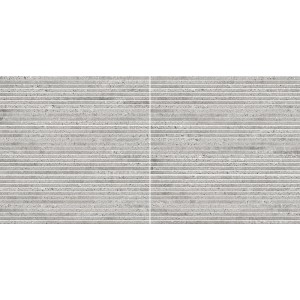 Carrelage mural Cersanit Moonrow, grès cérame gris structuré, 29x89 cm, pour intérieur.