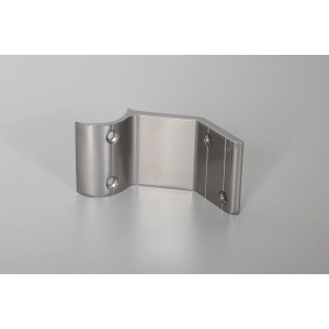 Support de main courante en aluminium, lot de 2 pour mains courantes de 40 mm, accessoire pour rampe d'escalier.
