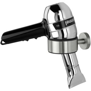Porta phon Tiger Boston in acciaio inox per montaggio a parete in bagno.