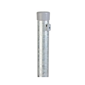 Poteau de clôture galvanisé GAH-Alberts, Ø 42 mm, pour grillages.