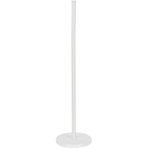 Support papier toilette Wenko 2 en 1 blanc en acier, avec espace pour 4 rouleaux.