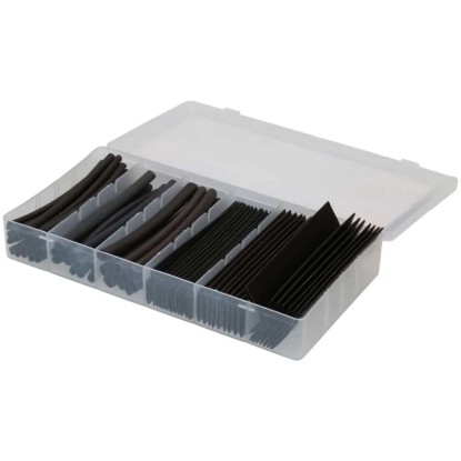 Scatola guaine termorestringenti Nero assortiti lunghezza 100 mm