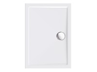 Piatto doccia in acrilico Teso Bianco (HxLxP) 100 x 70 x 2,5 cm