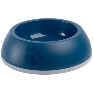 Ciotola per gatti in plastica blu Vitakraft For You, 200 ml con impronta di zampa.
