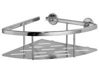 Nie Wieder Bohren Eck-Duschkorb Aluxx AL111MCR verchromt