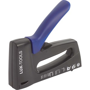 Cucitrice manuale LUX Comfort per graffette a filo fine, acciaio inox e chiodi.