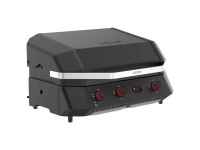 Cozze Gasgrill G-800 COMBO Plancha mit Deckel 3 Brenner