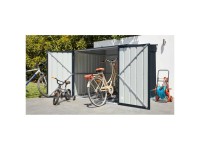 Fahrradgarage für 4 Fahrräder Anthrazit (HxBxT) 140 x 203 x 189 cm