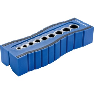LUX-TOOLS Dima di foratura Maxi, 4-12 mm, in acciaio, per forature precise su legno, metallo e plastica.