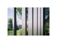 Biohort Lamellenseitenwand für Pergola dunkelgrau-metallic 3,5 m