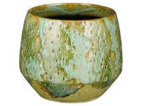 Mica Decorations Topf Harris Keramik Grün Ø 16,5 cm / Höhe 14 cm