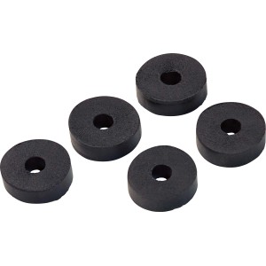 Set di 5 rondelle per rubinetti, 4x4x13 mm, in gomma, per sigillare raccordi.