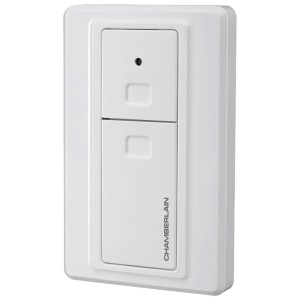 Pulsante a parete wireless CB 128 per apriporta garage, design bianco.