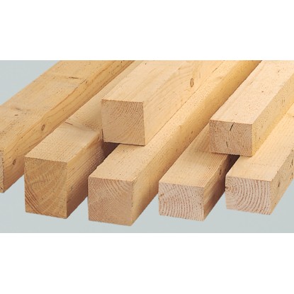 Rahmen sägerau Fichte / Tanne 48 x 48 mm / Länge 2,5 m