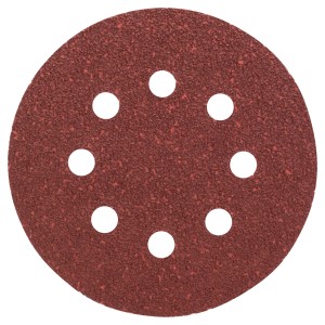 Disque abrasif Bosch K40, Ø125mm, pour ponceuse multifonction avec 8 trous.