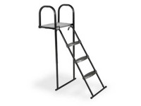 Exit Trampolinplattform mit Leiter für Rahmenhöhen 95 - 110 cm