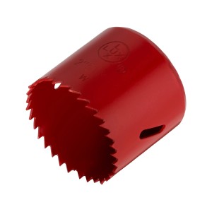 Seghe a tazza LUX rosse, diametro 51 mm, per trapani.