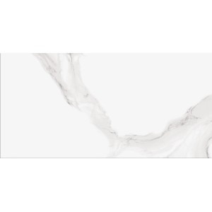 Piastrella da parete Calacatta Grey, lucida, 30x60 cm. Elegante effetto marmo.