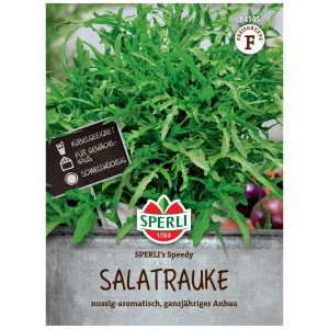 Sperli Graines de Roquette Salade Speedy : Sachet de roquette verte, adaptée aux pots et serres.