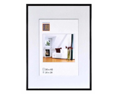3 Cadres Photo 50x70 Cm Noir - Verre Acrylique Incassable, Accrochage Mur Ou Support