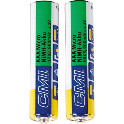 CMI Pile rechargeable AAA NiMH 900 mAh / 2 pcs.
