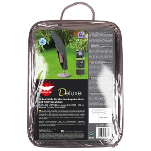 Copertura Happy People Deluxe per ombrellone da giardino, in poliestere Oxford 420D, confezionata.