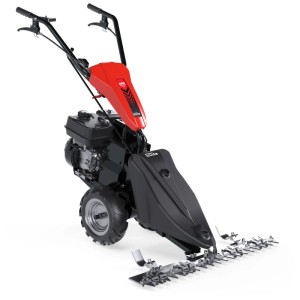 Faucheuse à barre de coupe Güde GBM 970-212 Pro, largeur de coupe 97 cm, pour herbes hautes et terrains accidentés.