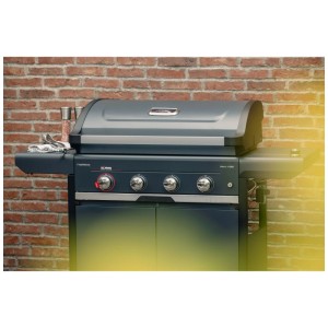 Campingaz Select 4 EXS SBS barbecue a gas, acciaio, nero. Grill con 4 bruciatori e fornello laterale.