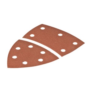 Lot de feuilles abrasives LUX pour ponceuse multifonction Bosch, 105x150mm, 12 pièces.