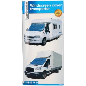 Couverture de pare-brise Cartrend pour caravane et fourgon, protège du gel et de la chaleur.
