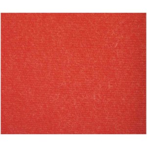 Moquette aiguilletée rouge clair Malta, vendue au mètre, largeur 4 m.