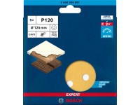 Bosch Expert Schleifpapier C470 8-Loch Ø 125 mm / G 120 / 5-tlg. Bosch Expert Schleifpapier C470 8-Loch Ø 125 mm / G 120 / 5-tlg.