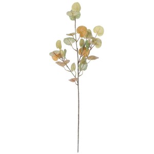 Fleur artificielle Flower Power : branche d'eucalyptus verte, 72 cm, pour une décoration intérieure moderne.