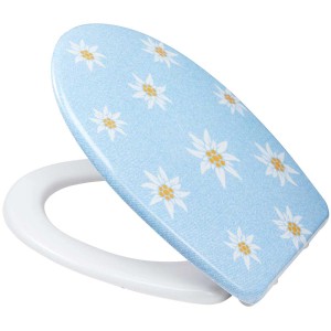 Abattant WC Edelweiss en Duroplast avec fermeture ralentie.