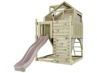 OutdoorToys Stelzenhaus Meteorit Holz Rosa