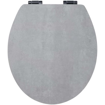 Diaqua® WC-Sitz Troyes MDF Grau mit Absenkautomatik