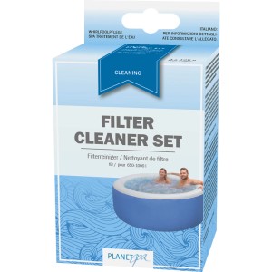 Planet Spa Filter Cleaner Set pour le nettoyage des cartouches de filtre de spa.