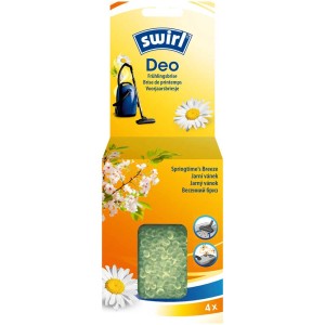 Swirl Deo-Perlen Brezza Primaverile, 4 sacchetti per neutralizzare gli odori negli aspirapolvere.