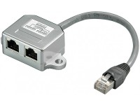 Kabel-Splitter RJ45 Grau Kabel-Splitter RJ45 Grau