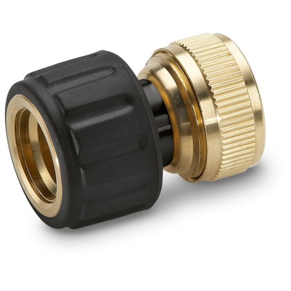 Kärcher Schlauchkupplung Messing mit Aqua Stop