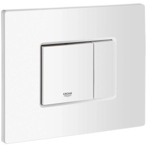 Placca di comando WC Grohe Even bianco alpino per doppio scarico.