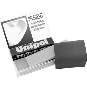 Kit d'entretien Sanitop-Wingenroth pour baignoires et douches en acrylique pour le nettoyage et le polissage.