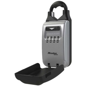 Master Lock 5420EURD Cassetta portachiavi media con arco, cassaforte per chiavi con combinazione.