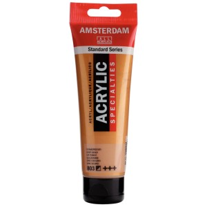 Tube de peinture acrylique or Amsterdam Standard Series, 120ml.
