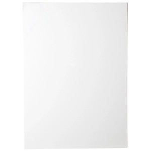 Weißer I Am Creative Keilrahmen Basic, 50x70 cm, Leinwand aus Baumwolle, ideal zum Malen.
