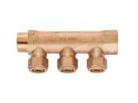 Diaqua® PEX Verteiler 3 Abgänge 3/4