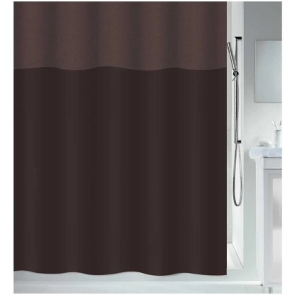 Spirella Duschvorhang Urbanko Textil Braun 120 x 200 cm